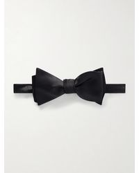 Brunello Cucinelli - Self-Tie Duchesse Cotton And Silk-Blend Satin Bow Tie - Lyst