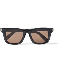 ZEGNA - Square-Frame Acetate Sunglasses - Lyst