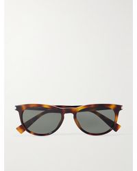 Saint Laurent - Round-Frame Recycled-Acetate Sunglasses - Lyst