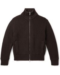 Valstar - Camionaire Ribbed Wool Zip-Up Sweater - Lyst