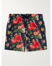 Vilebrequin - Moorea Straight-Leg Mid-Length Printed Recycled Swim Shorts - Lyst