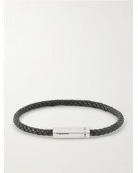 Le Gramme - 7G Sterling And Leather Cable Bracelet - Lyst