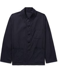 Kaptain Sunshine - Cotton And Silk-Blend Twill Shirt Jacket - Lyst