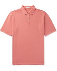 Peter Millar - Sunrise Garment-dyed Cotton-piqué Polo Shirt - Lyst