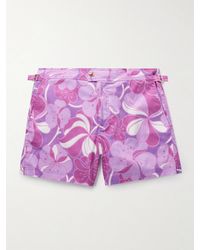 Tom Ford - Slim-fit Short-length Floral-print Swim Shorts - Lyst