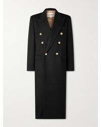 Valentino Garavani - Double-Breasted Virgin Wool Coat - Lyst