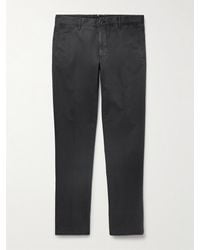 Incotex - Slim-Fit Stretch-Cotton Sateen Trousers - Lyst