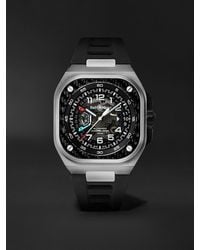 Bell & Ross - BR-X5 Racing Limited Edition Automatic Chronometer 41mm Steel and Rubber Watch - Lyst