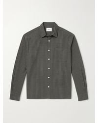 NN07 - Deon 50035 Checked Organic Cotton Shirt - Lyst