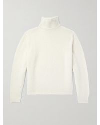 Loro Piana - Corno Bianco Cashmere Rollneck Sweater - Lyst