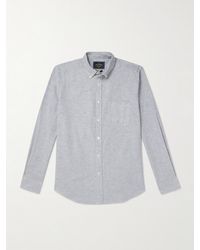 Portuguese Flannel - Button-Down Collar Brushed-Cotton Oxford Shirt - Lyst