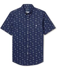 Polo Ralph Lauren - Button-down Collar Printed Cotton-oxford Shirt - Lyst
