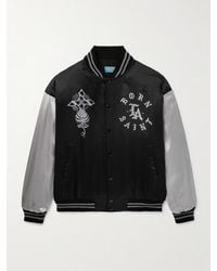 SAINT Mxxxxxx - Born X Raised Printed Satin-Twill Bomber Jacket - Lyst