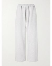 Acne Studios - Prowser Oversized Wide-Leg Cotton-Blend Jersey Sweatpants - Lyst