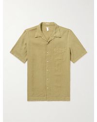 Massimo Alba - Venice Convertible-collar Linen Shirt - Lyst