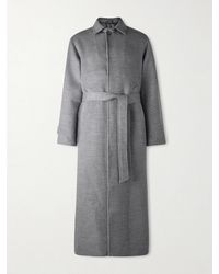 Saman Amel - Belted Wool Overcoat - Lyst