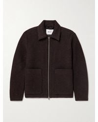 NN07 - Gael 8267 Brushed Wool-Blend Jacket - Lyst