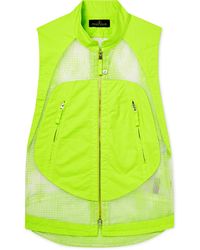 Stone Island Shadow Project - Ripstop-panelled Cotton-blend Twill Gilet - Lyst