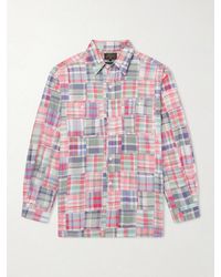 Beams Plus - Patchwork Checked Cotton Jacket - Lyst