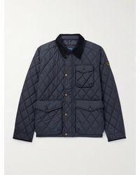 Polo Ralph Lauren - Beaton Cotton-Corduroy Trimmed Padded Quilted Recycled-Shell Jacket - Lyst