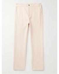 LE17SEPTEMBRE - Straight-leg Cotton-twill Trousers - Lyst