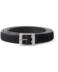 Rick Owens - 2cm Calf Hair Belt - Lyst