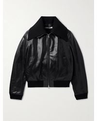 Our Legacy - Pharos Leather Bomber Jacket - Lyst