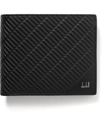 Dunhill - Contour Embossed Leather Billfold Wallet - Lyst