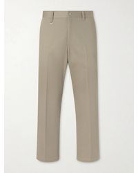 Neighborhood - Straight-Leg Twill Trousers - Lyst