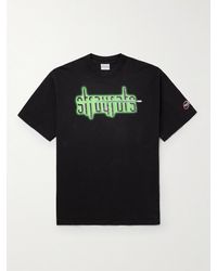 Stray Rats - Silence T-Shirt aus Baumwoll-Jersey mit Logoprint - Lyst