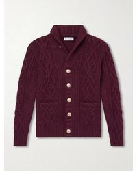 Brunello Cucinelli - Cable-Knit Cashmere Cardigan - Lyst