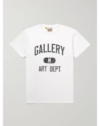 GALLERY DEPT. - T-shirt in jersey di cotone con logo Art Dept - Lyst