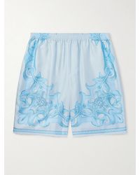 Versace - Baroque Print Shorts - Lyst