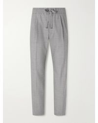 Dolce & Gabbana - Sartoriale Straight-Leg Pleated Wool Trousers - Lyst
