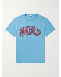 Valentino Garavani - Logo-Print Cotton-Jersey T-Shirt - Lyst