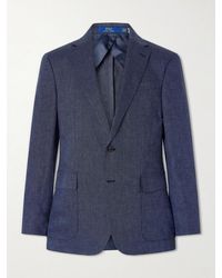 Polo Ralph Lauren - Linen And Wool-Blend Blazer - Lyst
