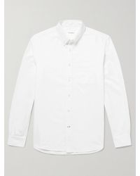 Club Monaco - Button-down Collar Cotton Oxford Shirt - Lyst