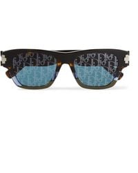 Dior - Diorblacksuit Xl S2U Havana Geometric Acetate Sunglasses - Lyst