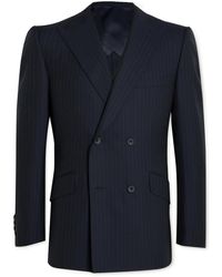Kingsman - Double-breasted Pinstriped Wool Suit Jacket - Lyst