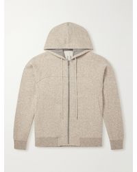 Rick Owens - Wool And Cotton-Blend Zip-Up Hoodie - Lyst