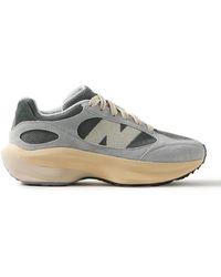 New Balance - Wrpd Runner Logo-embroidered Suede And Mesh Sneakers - Lyst