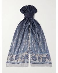 Etro - Floral-print Modal Scarf - Lyst