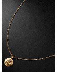 Elhanati - Star Sign Pisces Diamond Pendant Necklace - Lyst