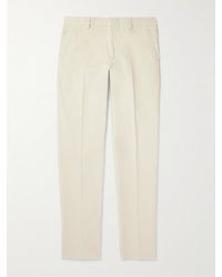 Loro Piana - Jarno Straight-Leg Cotton-Corduroy Trousers - Lyst