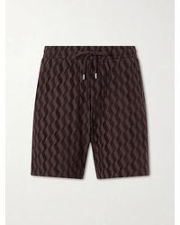 Frescobol Carioca - Augusto Cotton And Linen-Blend Jacquard Terry Shorts - Lyst