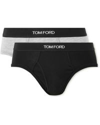 Tom Ford - Two-pack Stretch-cotton And Modal-blend Briefs - Lyst