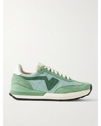 Visvim - Fkt Runner Suede And Leather-trimmed Nylon-blend Sneakers - Lyst