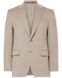 Canali - Cotton-blend Twill Suit Jacket - Lyst