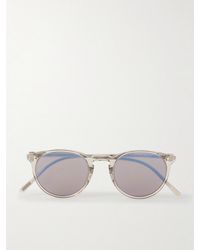 Oliver Peoples - O'malley Round-frame Acetate Sunglasses - Lyst