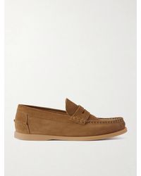 MR P. - Leo Suede Penny Loafers - Lyst